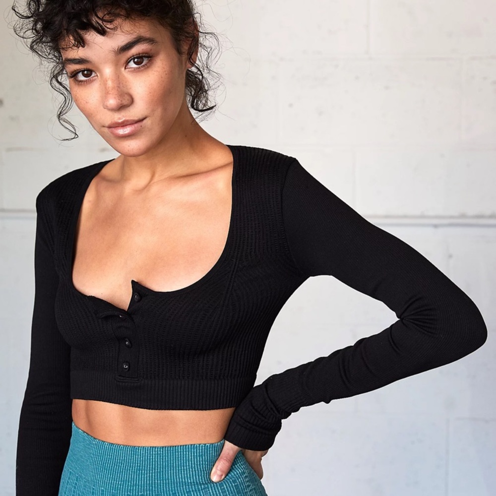 Free people salutation layering long sleeve top